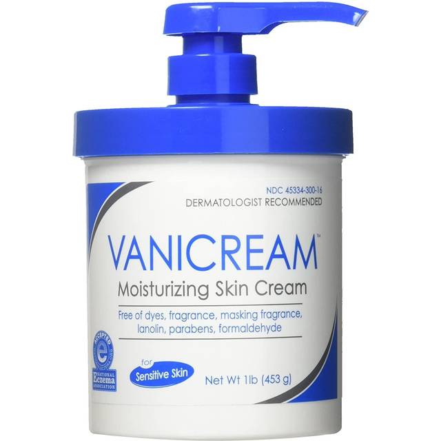 Vanicream Moisturizing Skin Cream with Pump Dispenser Fragrance Free 16 oz