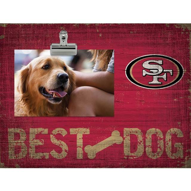 San Francisco 49ers 10.5" x 8" Best Dog Clip Photo Frame
