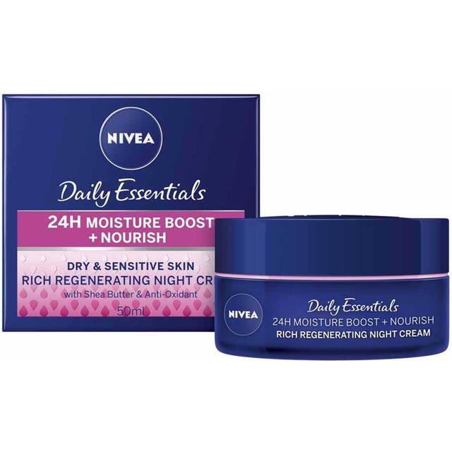 NIVEA Nourishing Night Cream for Dry & Sensitive Skin 50ml