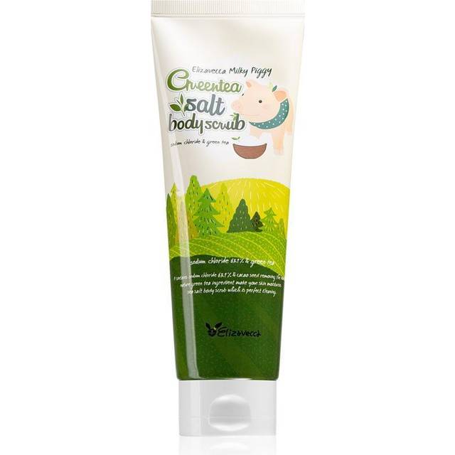 Elizavecca - Milky Piggy Greentea Salt Body Scrub 300ml 300ml