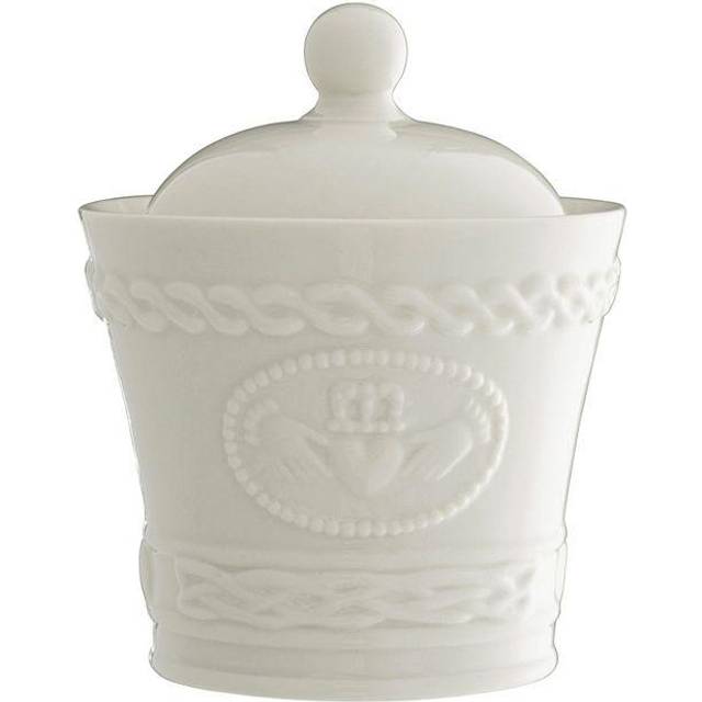 Belleek Classic Claddagh Sugar Bowl