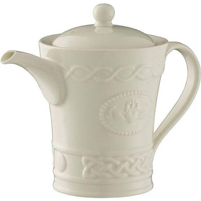 Belleek Classic Claddagh Beverage Pot