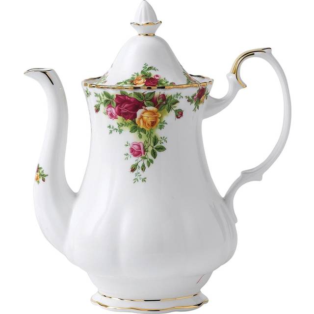 Royal Albert, Old Country Roses - Coffee Pot Large - White;Green;Red (1,250L)