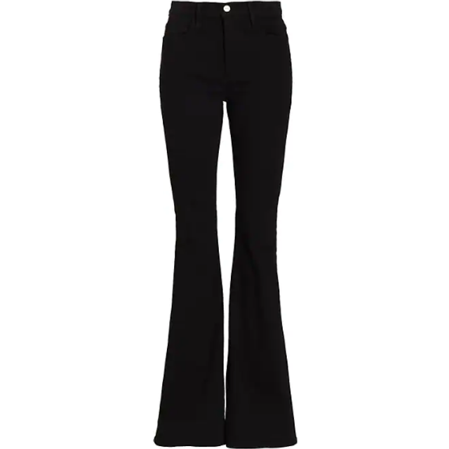 High Waist Stretch Cotton Flared Jeans 26cm size 25 (25)