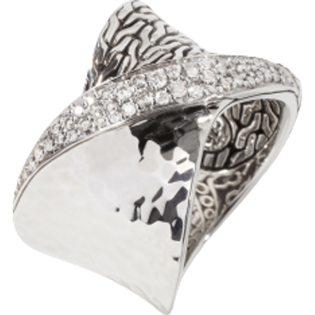 John Hardy Silver 0.29 Ct. Tw. Diamond Essentials Ring