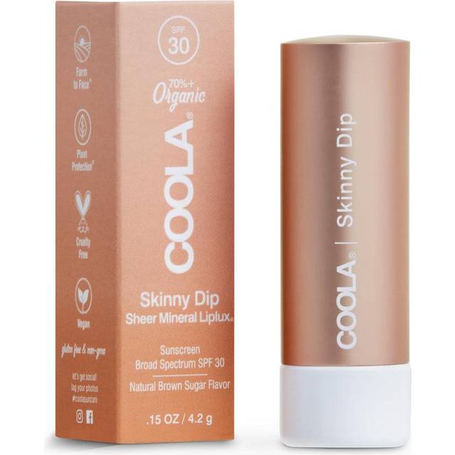 Coola Mineral Liplux Organic Tinted Lip Balm SPF 30 (Skinny Dip)