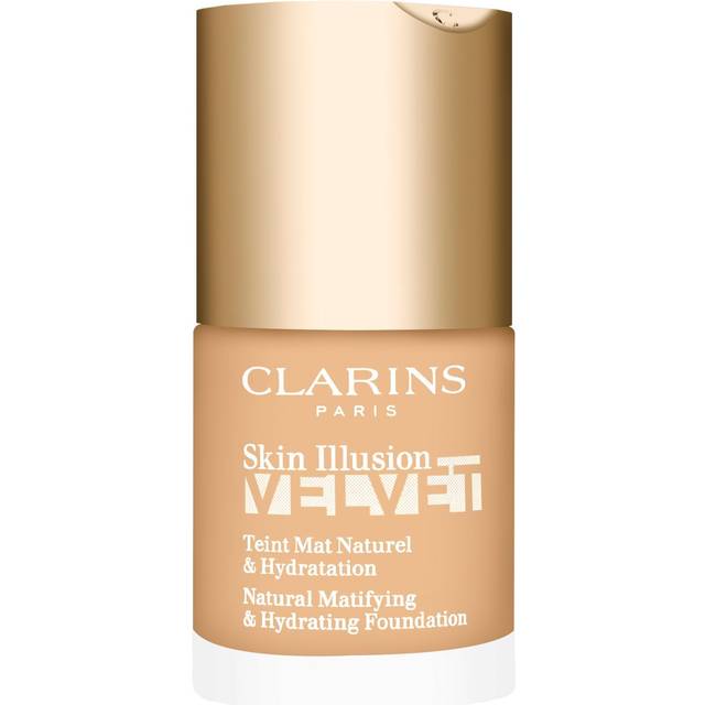 Clarins Skin Illusion Velvet Matt flytande foundation med vårdande effekt Skugga 105N 30 ml