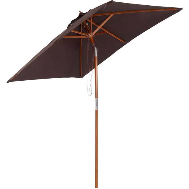 Outsunny 2 X 1.5M Patio Parasol - Perfect Shade For Outdoor Fun! | Wowcher