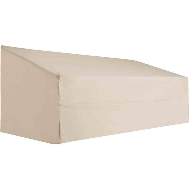 Outsunny Sofa Cover: Waterproof 600D Oxford Cloth, Large Patio Furniture Protector, Beige, 218x111x63-101cm Aosom UK