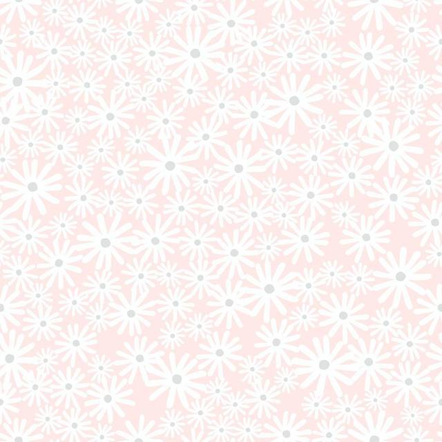Skinny Dip Daisy Wallpaper - Skinny Dip Daisy Pink
