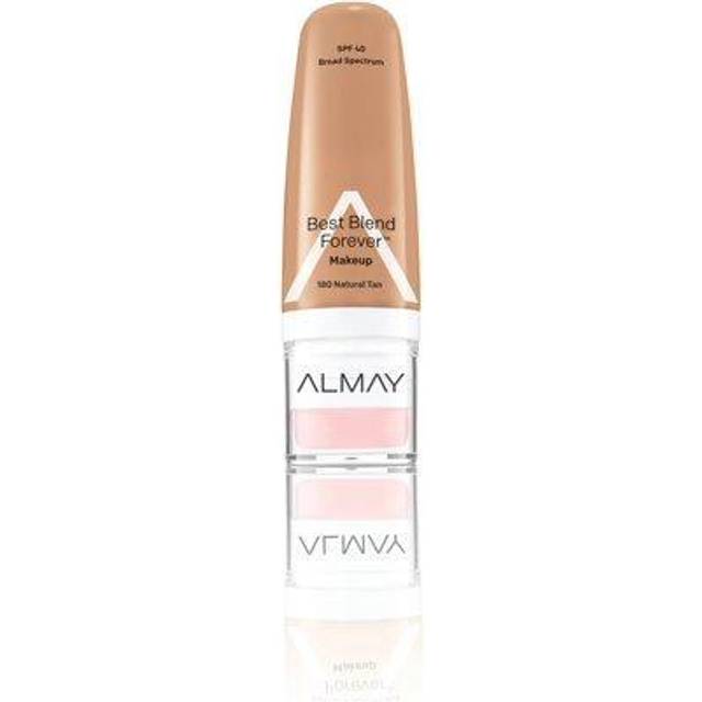 Almay Best Blend Forever Foundation  Natural Tan  1 fl. oz.  SPF 40 Broad Spectrum