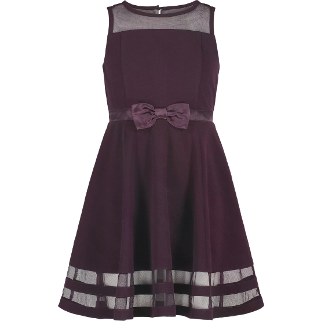 Calvin Klein Big Girls' Sleeveless Party Dress  Dark Purple  12.5