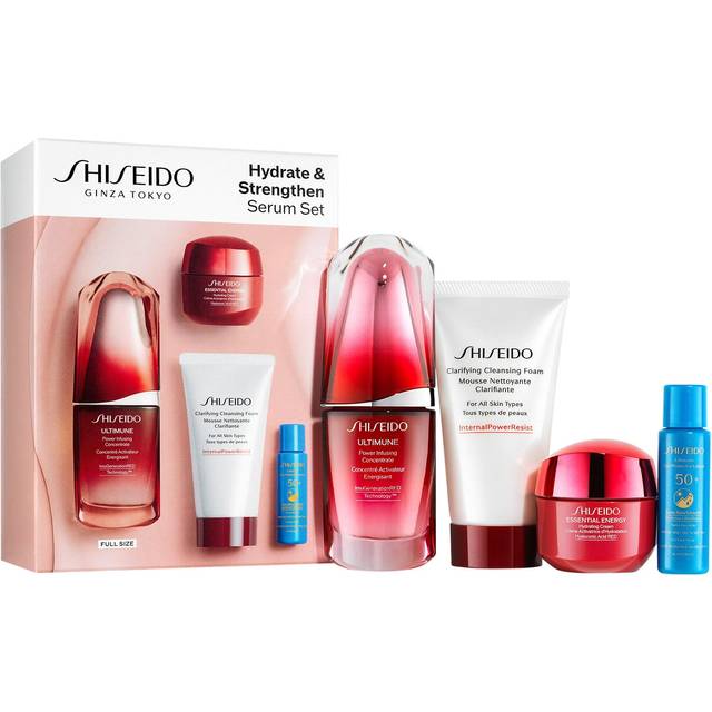 Shiseido Ultimune Hydrates & Strenghten Serum Gift Set 4 Pieces