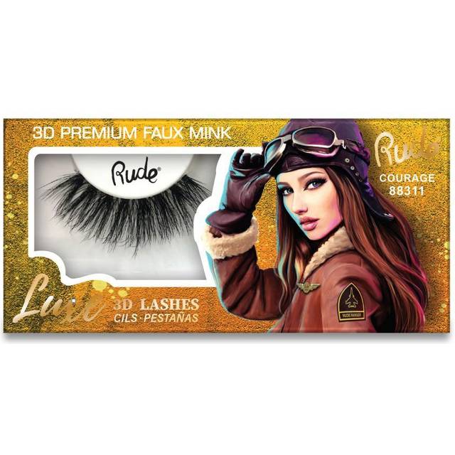 Rude Cosmetics RUDE Luxe 3D Lashes Premium Faux Mink Courage