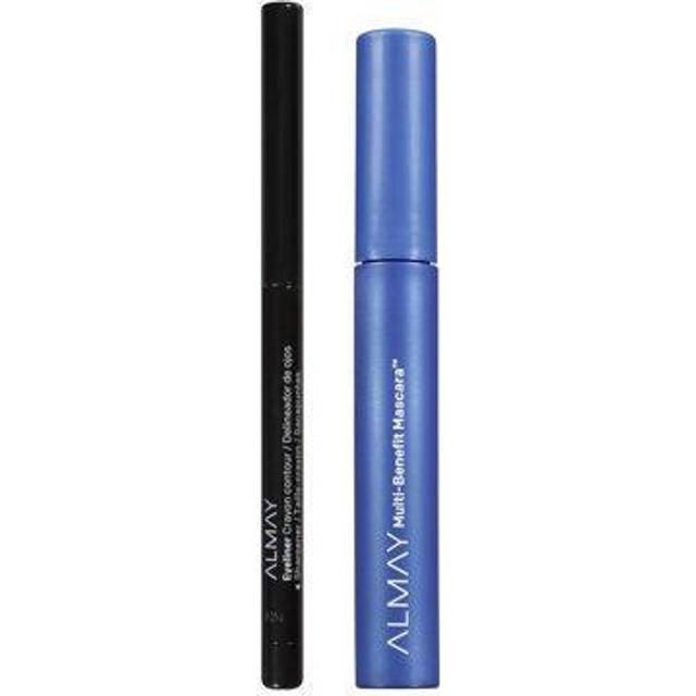 Almay Multi-Benefit Mascara and Eyeliner Duo Value Pack  Black Brown