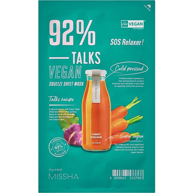 Missha Talks Vegan Squeeze Sheet Mask