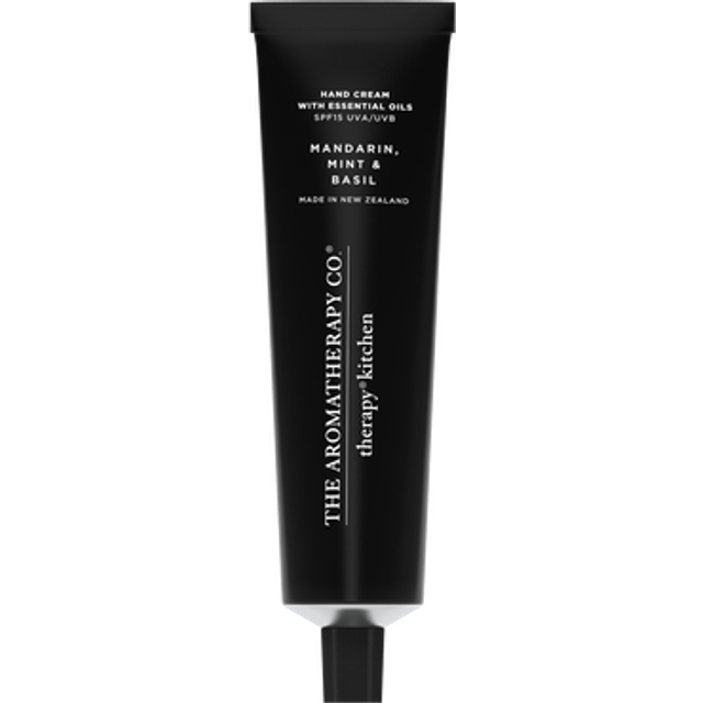 The Aromatherapy Co Therapy Kitchen Mandarin Mint & Basil SPF15 Hand Cream - Black