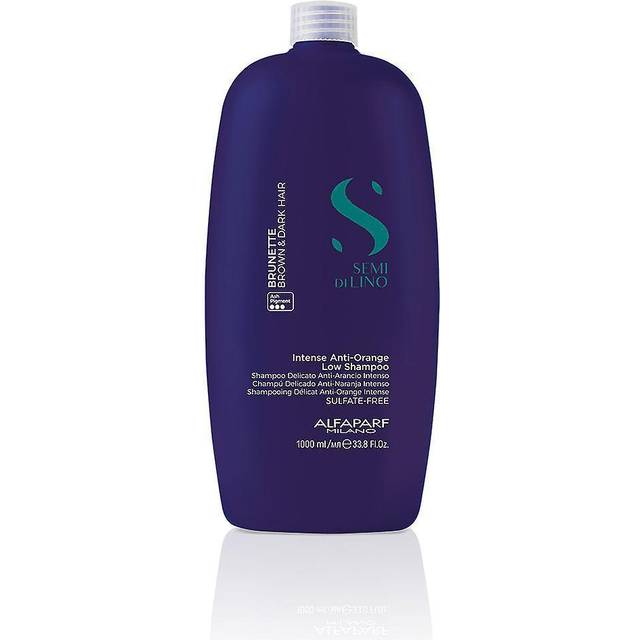 Alfaparf Milano Semi di Lino Brunette Toningsschampo neutraliserar mässingstoner 1000 ml