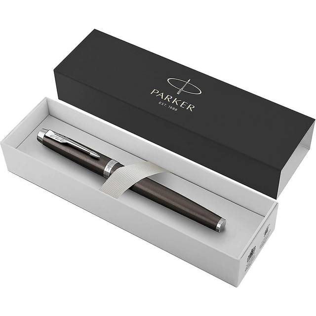 Parker IM Dark Espresso/Chrome Fyldepen Medium