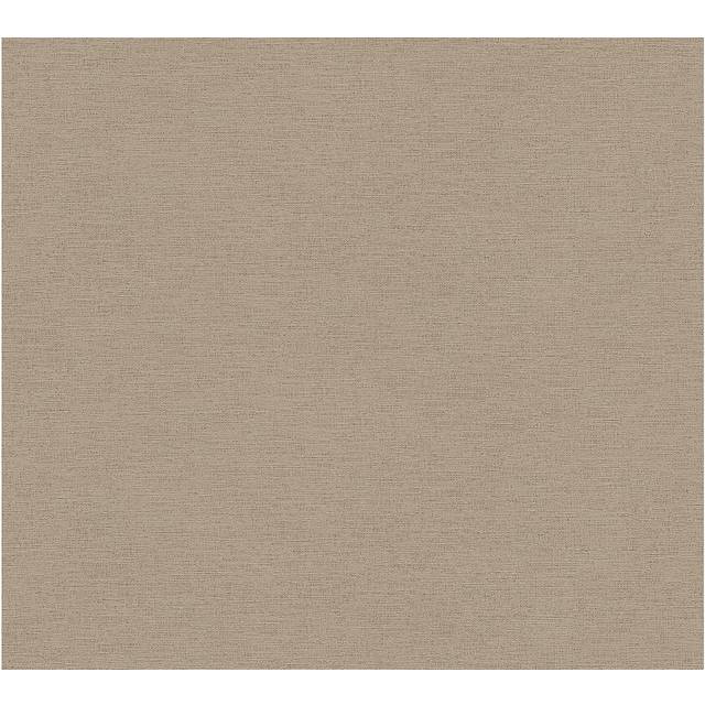 10.05m x 53cm Texture Matte Wallpaper Roll - Brown