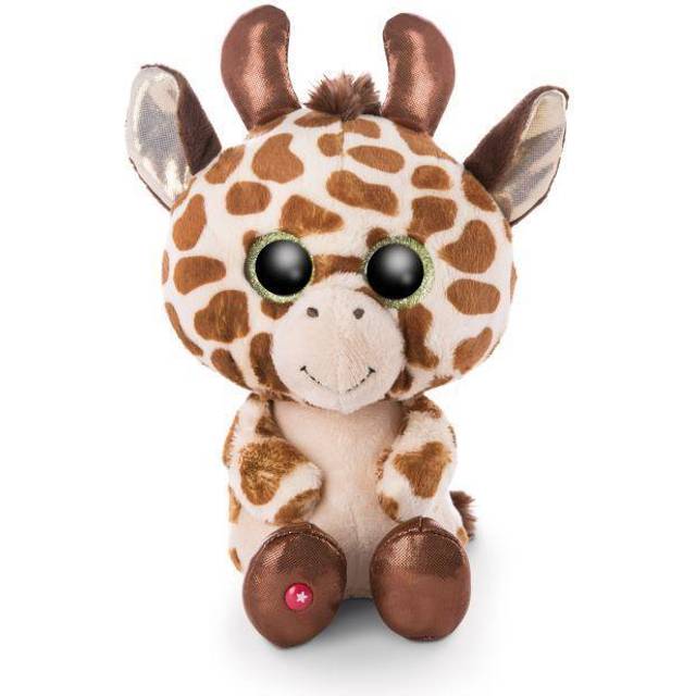46948 Original â Glubschis Giraffe Halla 25 cm â Cute Cuddly Toys â Fluffy Stuffed Big Glittery Eyes â Plush Zoo Animals to Cuddle & Play,