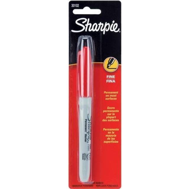Sharpie Fine Point Permanent Marker Carded-Red