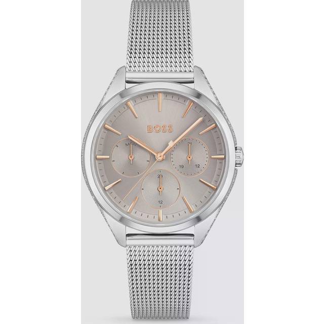 BOSS Saya Ladies' Stainless Steel Mesh Bracelet Watch