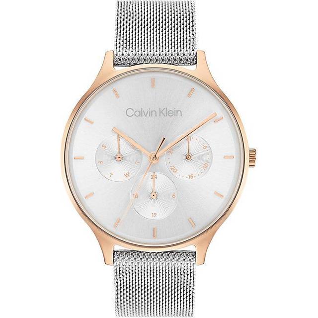 Calvin Klein Timeless Ladies' Rose Gold Tone Case Stainless Steel Watch