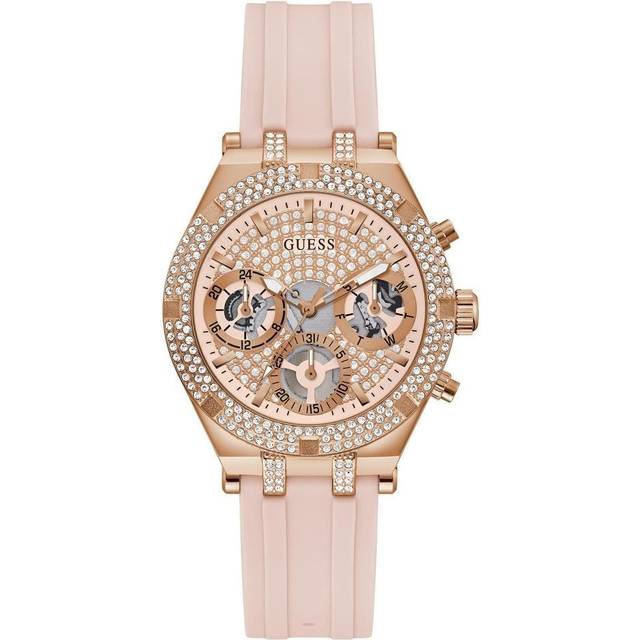 GUESS GW0407L3 Heiress Nude Silicone Strap Watch - W96209