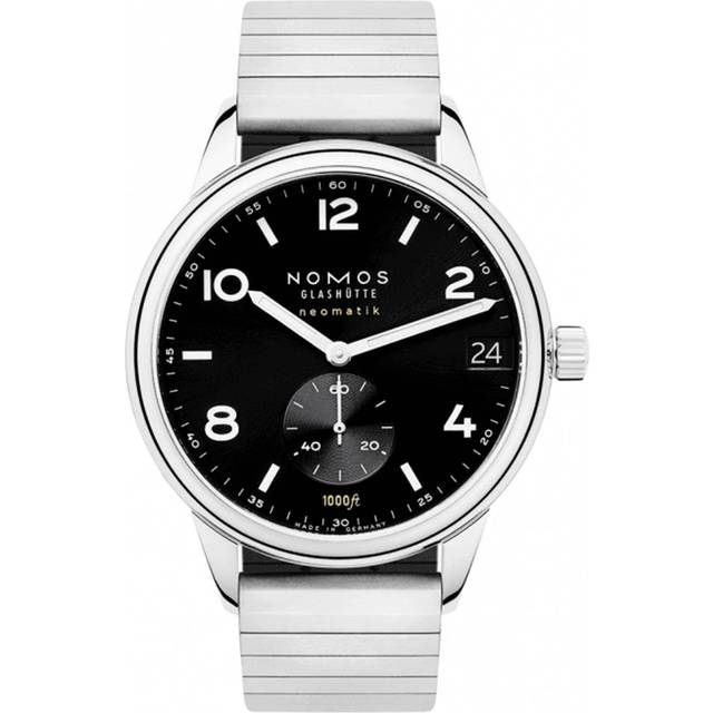 Nomos Glashutte Club Sport Neomatik 42 Date Black Sapphire Crystal