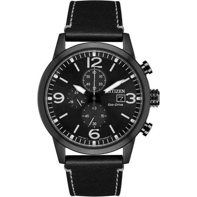 Citizen CA0617-29E Eco-Drive Black Leather Strap Watch - W38194