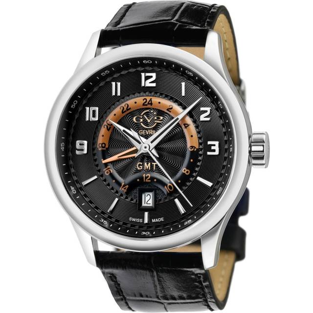 Giromondo Black Dial Black 42300 Swiss Quartz Watch - One Size