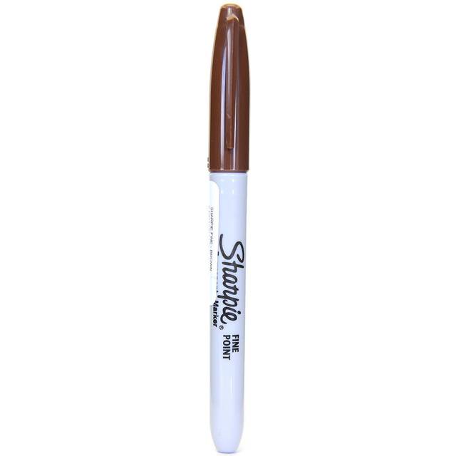 Sharpie Fine Point Permanent Marker Open Stock-Brown