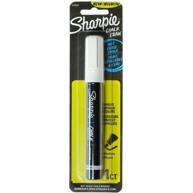 SHARPIE Chalk Marker  Wet Erase Markers  White  1 Count