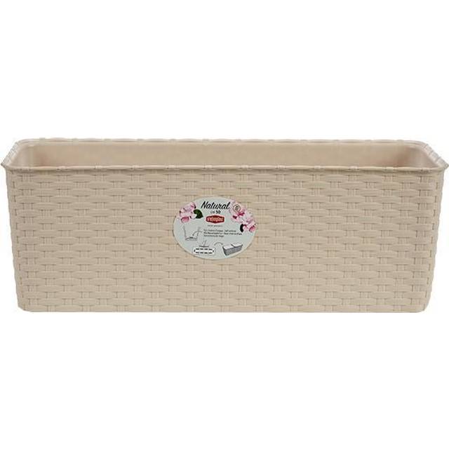 Planter Stefanplast Beige Natural (18 x 16 x 49 cm)