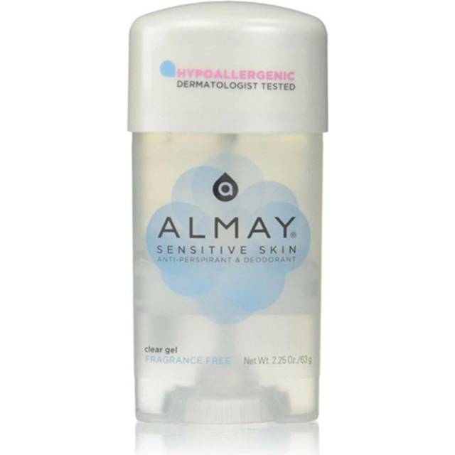 Hypoallergenic Clear Gel Fragrance Free Deodorant 2.25 oz