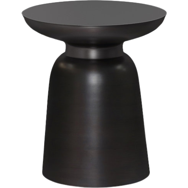 SIMPLIHOME Toby accentmetallbord, litet paket, guld/svart ombre