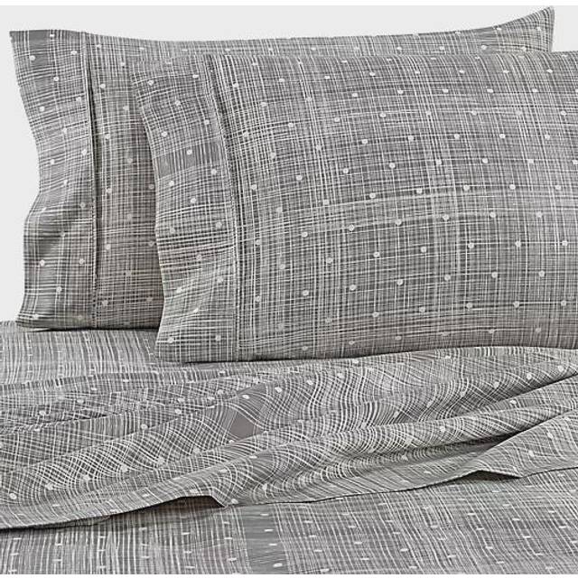 Linen Market 4 Piece Full Bedding Sheet Set (Gray Polka) - Sleep Better Than Ever with These Ultra-Soft & Cooling Bed Sheets for Your Full Size Bed -