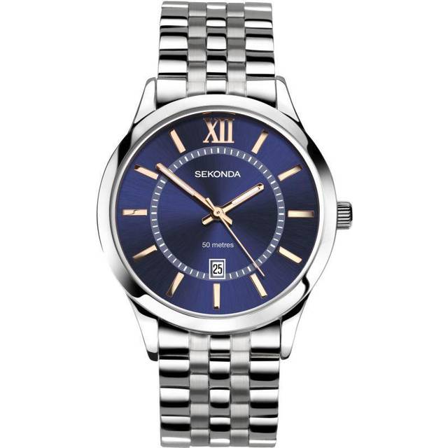 Sekonda Gents Stainless Steel 40mm Classic Bracelet Watch 1197