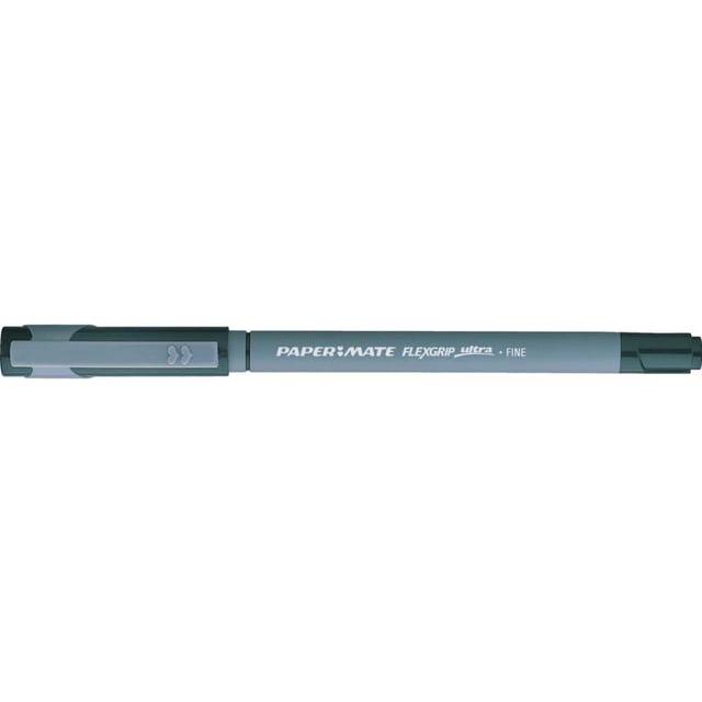 Paper Mate S0190113 Flexgrip Ultra Capped Ballpoint Pen 1mm Black Ink Box of 12