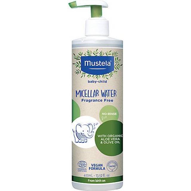 Mustela Baby-Child Micellar Water Organic Aloe Vera & Olive Oil Fragrance Free 13.52 fl oz