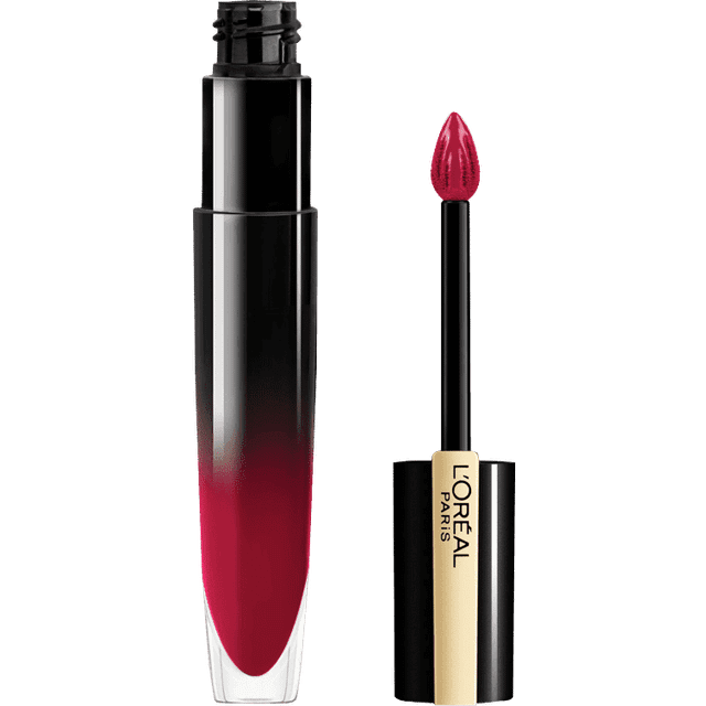 L'Oreal Paris Brilliant Signature Shiny Lip Stain Lipstick  Be Powerful 0.21 Fl Oz.