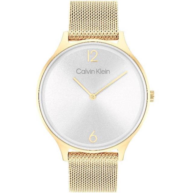 Calvin Klein Kvinnors analog kvartsklocka med rostfritt stål rem 25200003