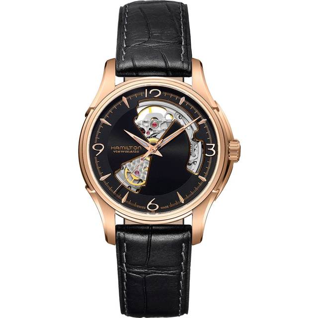 Hamilton Watch Jazzmaster Auto Open Heart - Black