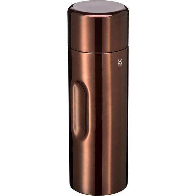 WMF Motion Vakuumkanna 0,75 l Cromargan rostfritt stål, för te eller kaffe, termosflaska med drickkopp, håller 24 timmar kallt och varmt, koppar