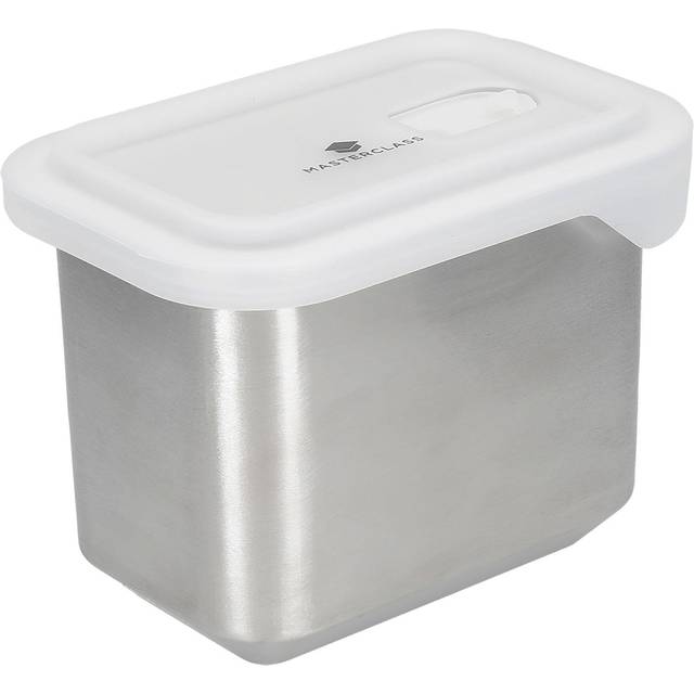 MasterClass Food Storage Container with Lid 1000ml Box Microwave Safe - Grey - One Size