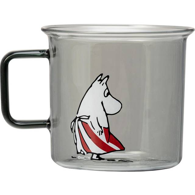 Muurla Moominmamma glasmugg 35 cl Grå