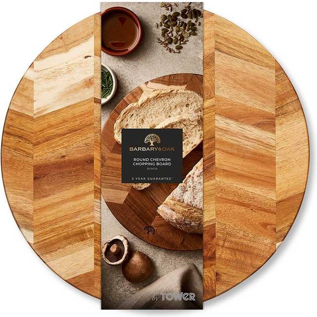 Barbary Oak Round Acacia Chopping Board
