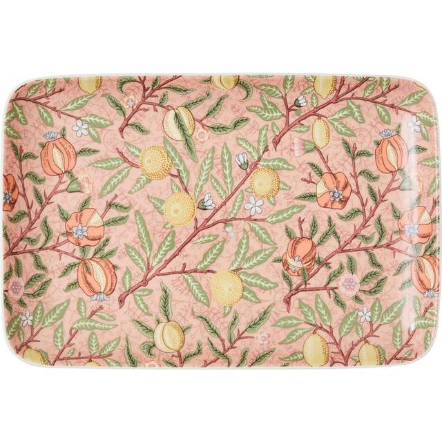 Morris & Co. Spode Porcelain Fruit Print Sandwich Tray, 31cm, Multi