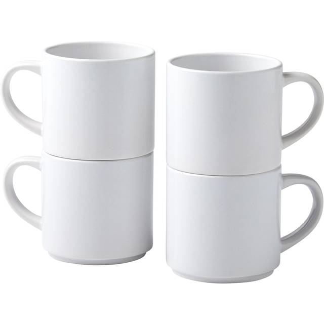 Cricut™ Stackable Ceramic Mug Blank | White | 10 oz/300 ml (4 Count)